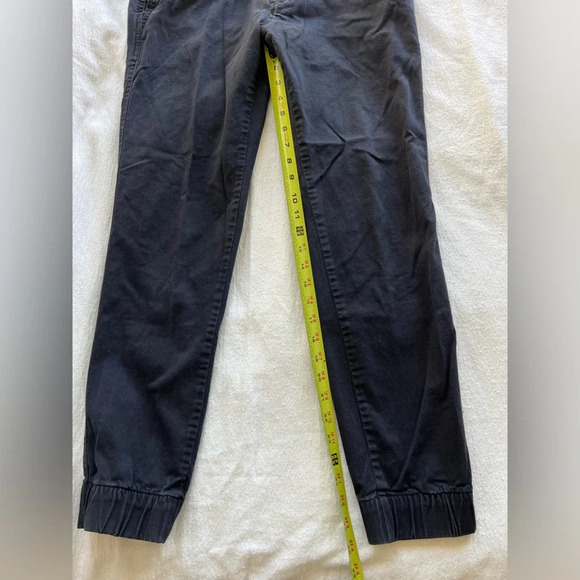 Gap Comfy Twill Woven Gathered Ankle Pants Ink Black Ink Size 30 - Picture 5 of 8